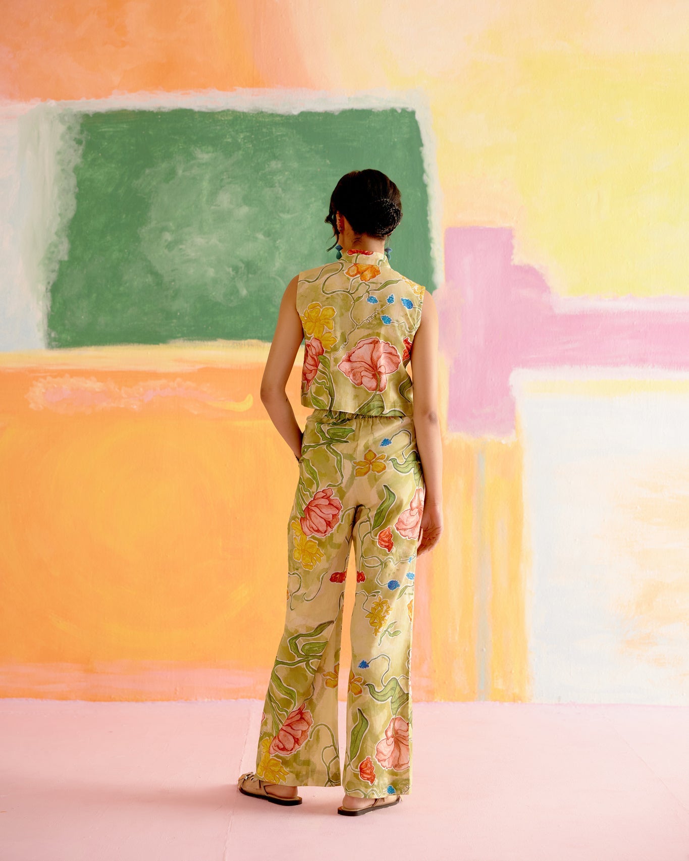 Malta Co - ord Pants Set in Le Jardin Print - CiceroniCo - ord SetHappi Space