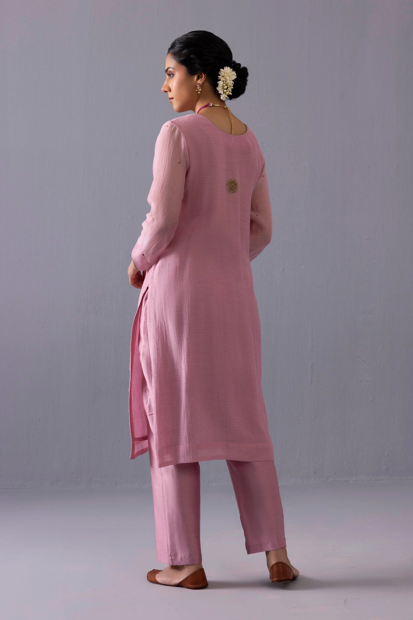 Malti Kurta Set - Pink - CiceroniKurta SetsLabel Shreya Sharma