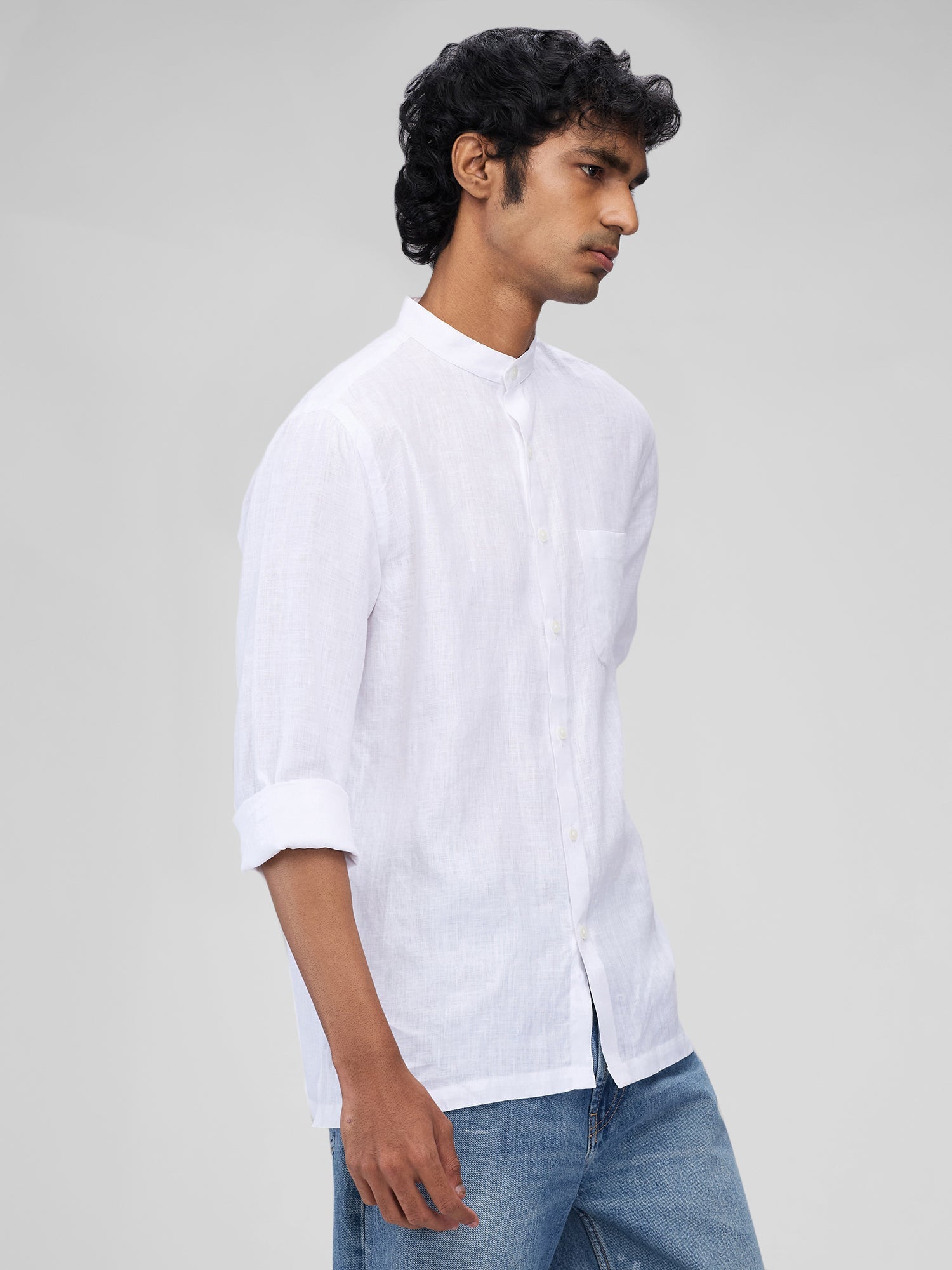 Mandarin 100% Linen Shirt - CiceroniMen Shirtsbhrāta