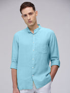 Mandarin 100% Linen Shirt - CiceroniMen Shirtsbhrāta