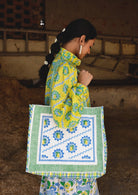 Mango Block Print Tote Bag - CiceroniTote BagThe Raw India