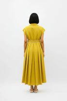 Mango Yellow - Ivory Skater Dress - CiceroniDressesNeora by NC
