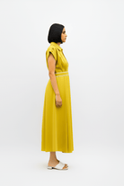 Mango Yellow - Ivory Skater Dress - CiceroniDressesNeora by NC