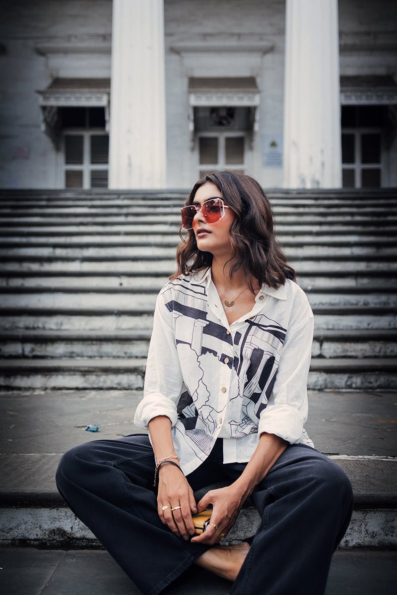 Manuscript Shirt - CiceroniWomen ShirtsAsaii