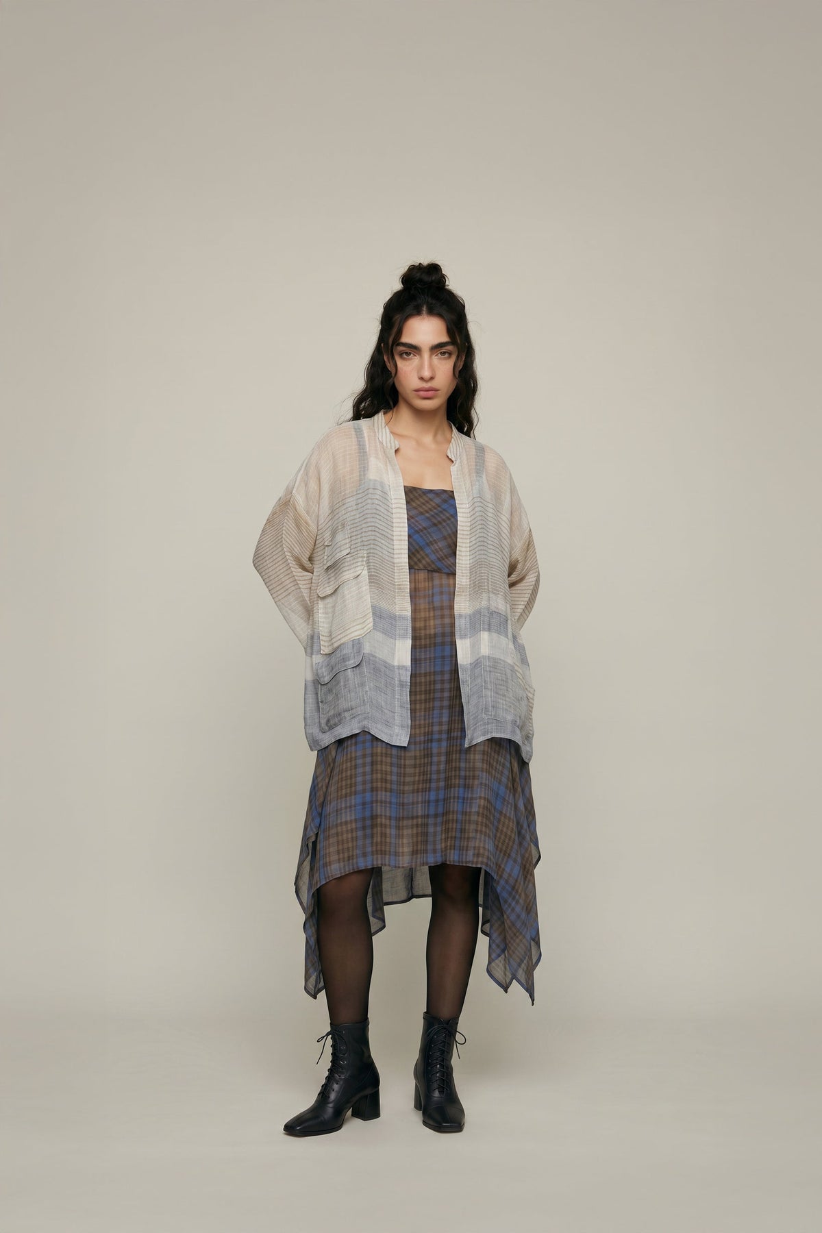 Many Places Overlay - Stylish Linen - CiceroniJacketsPaeony