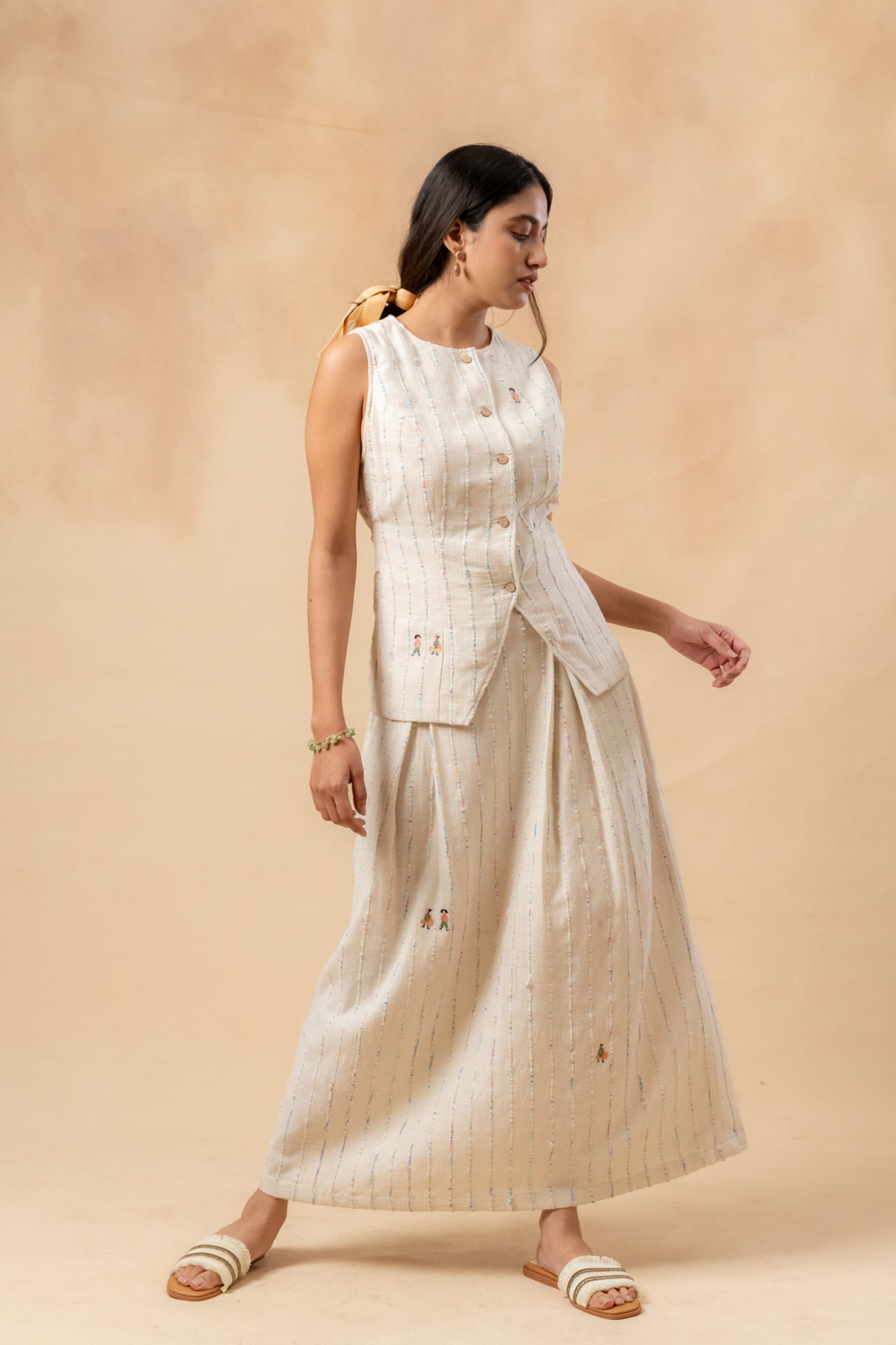 Margret Upcycled Cotton Skirt - CiceroniSkirtsDoodlage