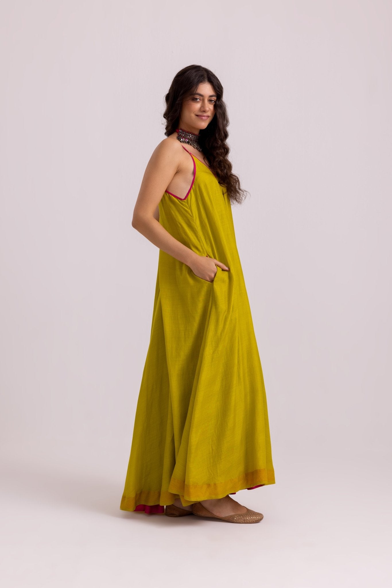 Maria Dress - Green - CiceroniDressesLabel Shreya Sharma
