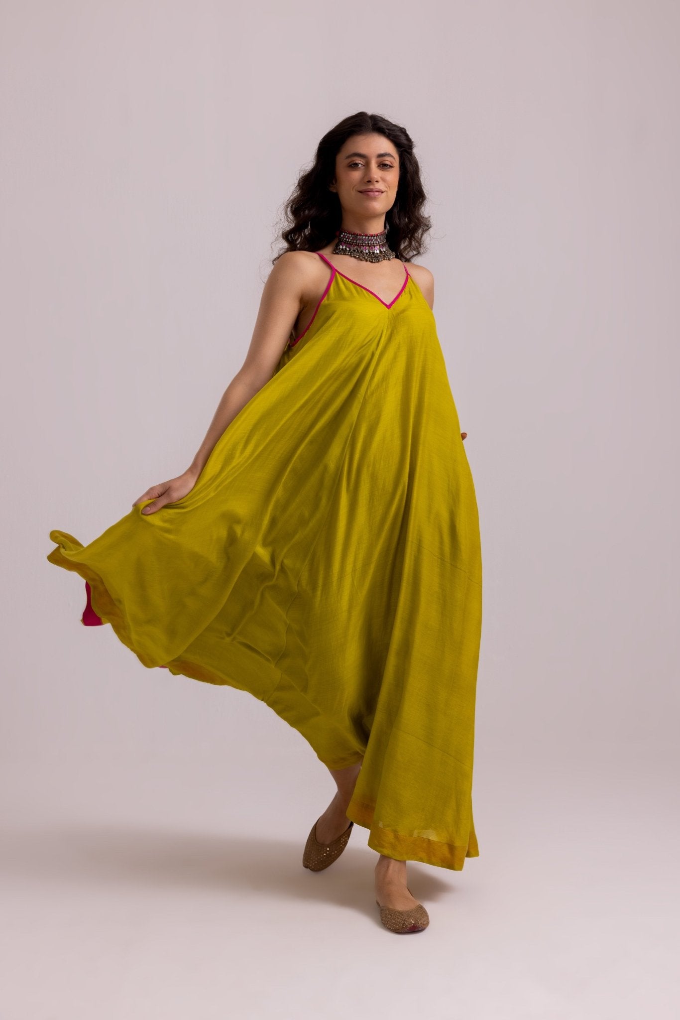 Maria Dress - Green - CiceroniDressesLabel Shreya Sharma