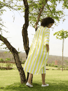 Marie Dress - Lemon & White Stripes - CiceroniDressesRAAS Life
