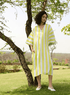 Marie Dress - Lemon & White Stripes - CiceroniDressesRAAS Life