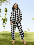 Marigold Co-ord Set - Black and Ecru Polka - CiceroniCo-ord SetRAAS Life