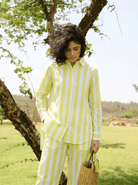 Marigold Co-ord Set - Lemon & White Stripes - CiceroniCo-ord SetRAAS Life
