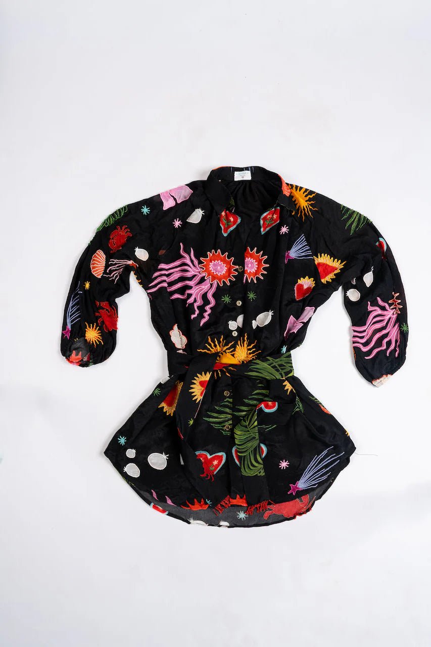 Marine Shirt Dress - CiceroniDressesLabel Sugar