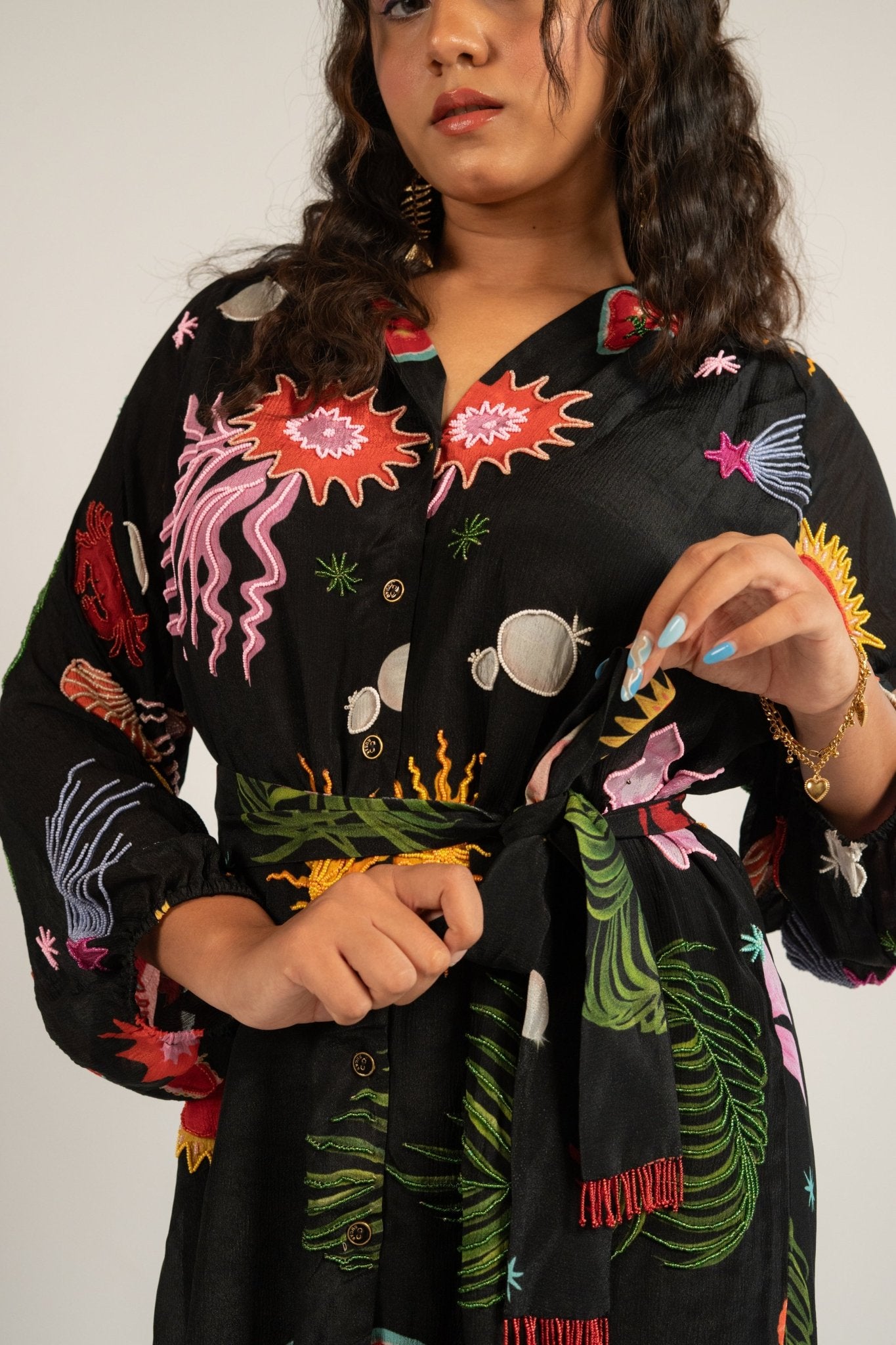 Marine Shirt Dress - CiceroniDressesLabel Sugar