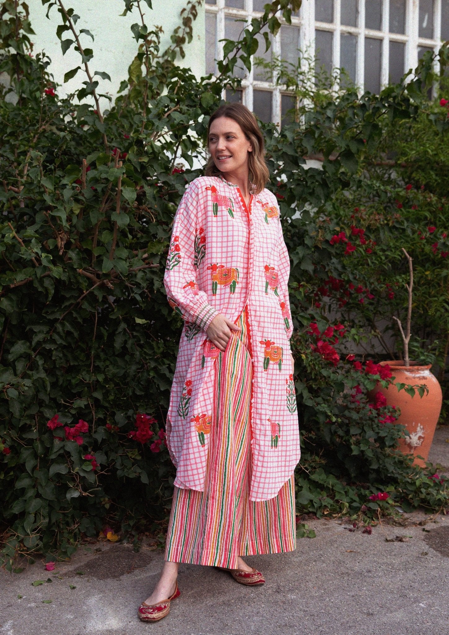 Marissa Pants - Joy Stripes - CiceroniPantsThe Raw India