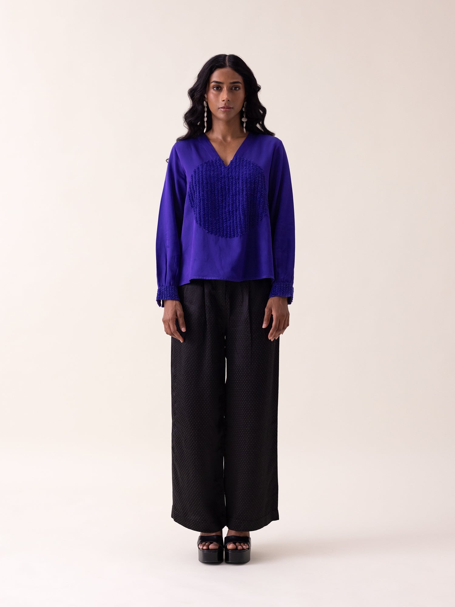 Masai Top - Blue - CiceroniTopsShades of India