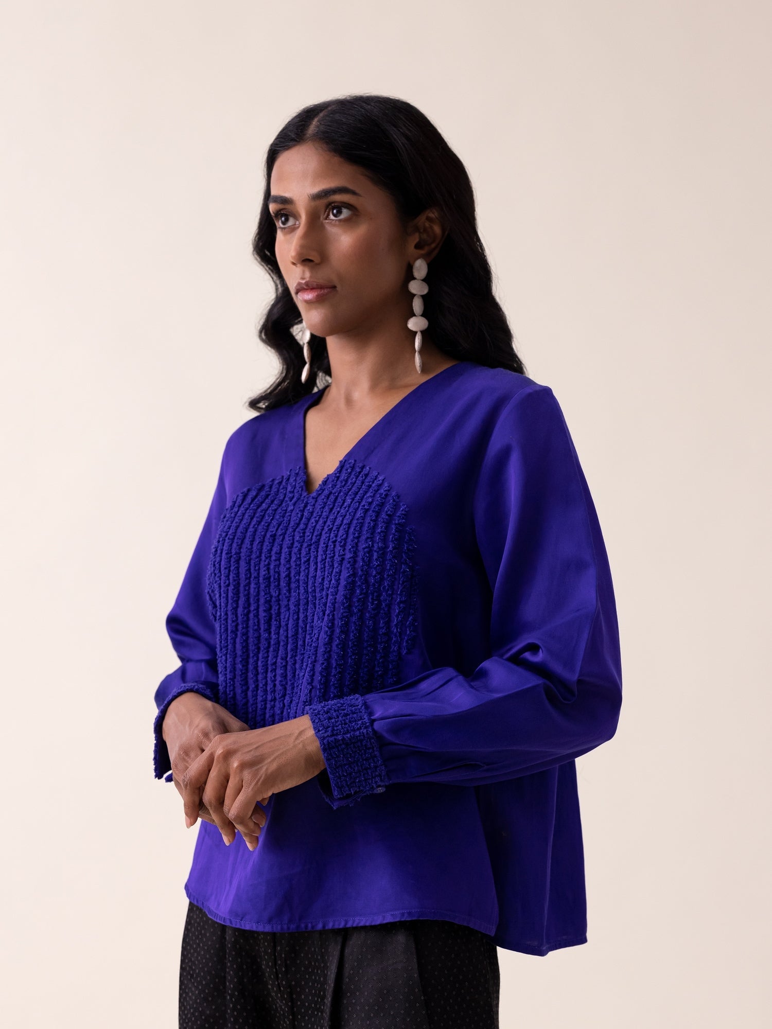 Masai Top - Blue - CiceroniTopsShades of India