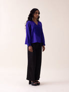 Masai Top - Blue - CiceroniTopsShades of India