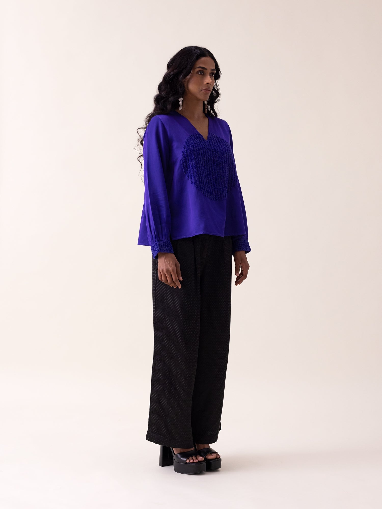 Masai Top - Blue - CiceroniTopsShades of India
