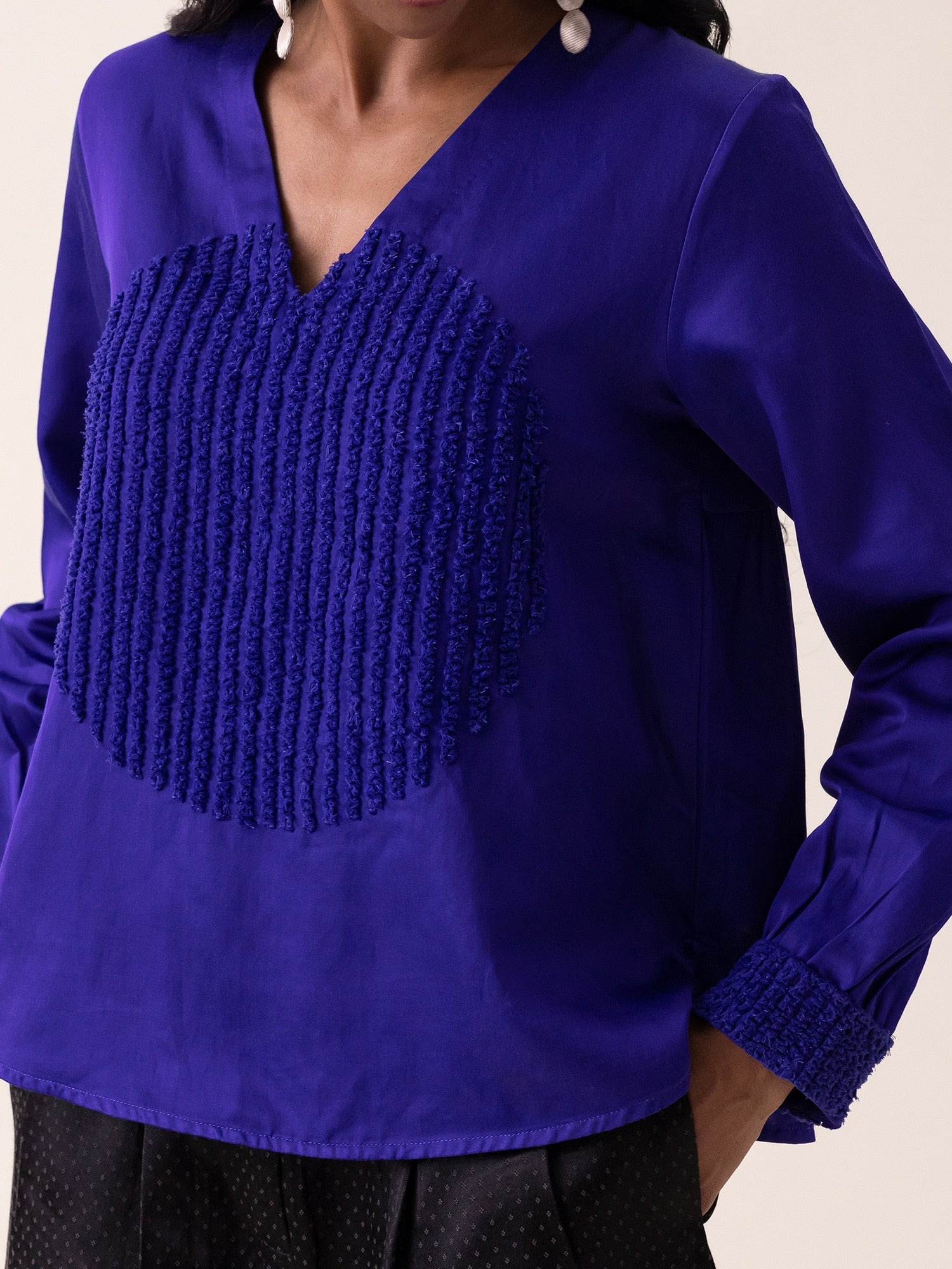 Masai Top - Blue - CiceroniTopsShades of India