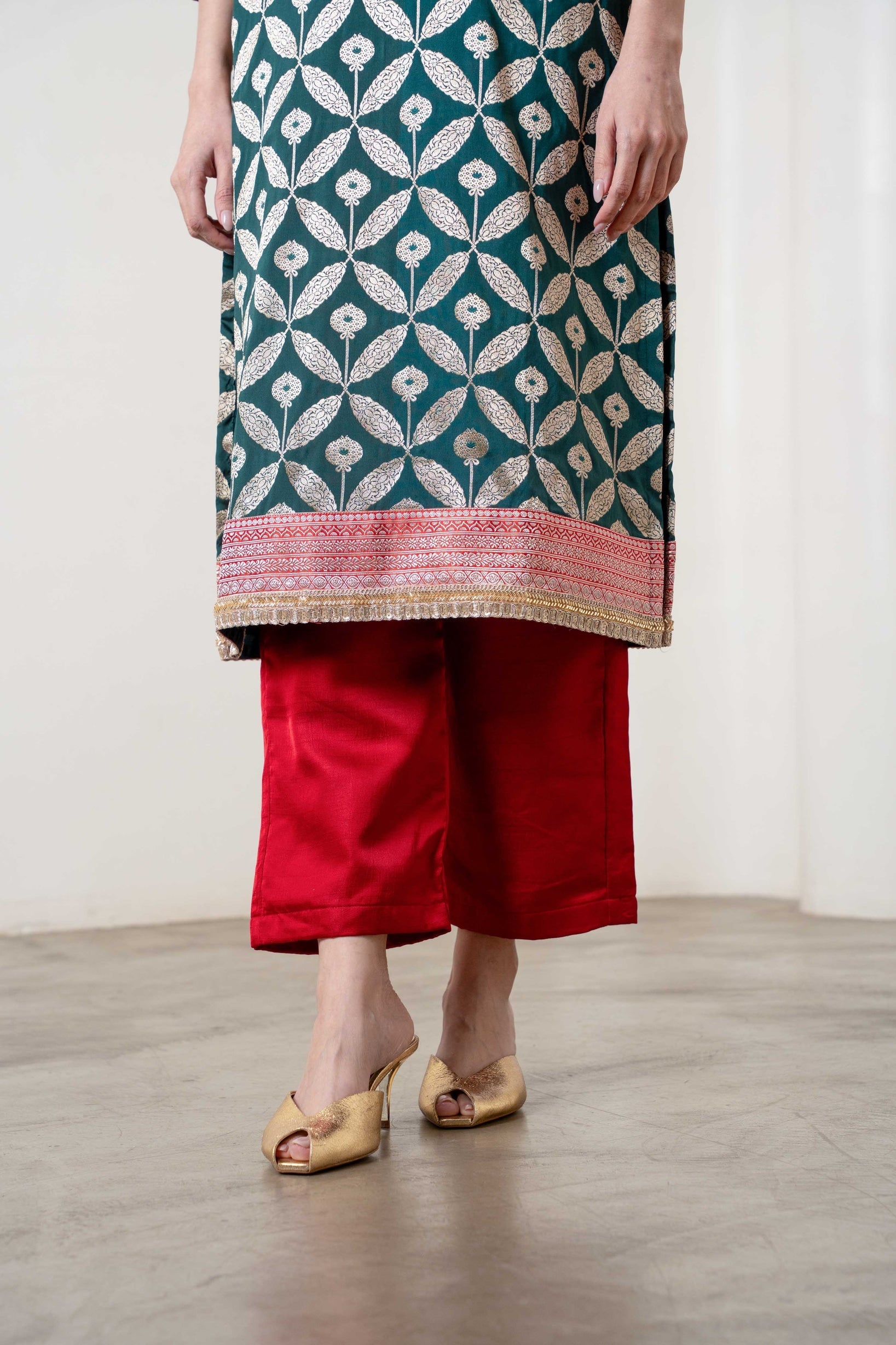 Masoom Kurta Set Green - CiceroniKurta Set, Festive WearShriya Singhi