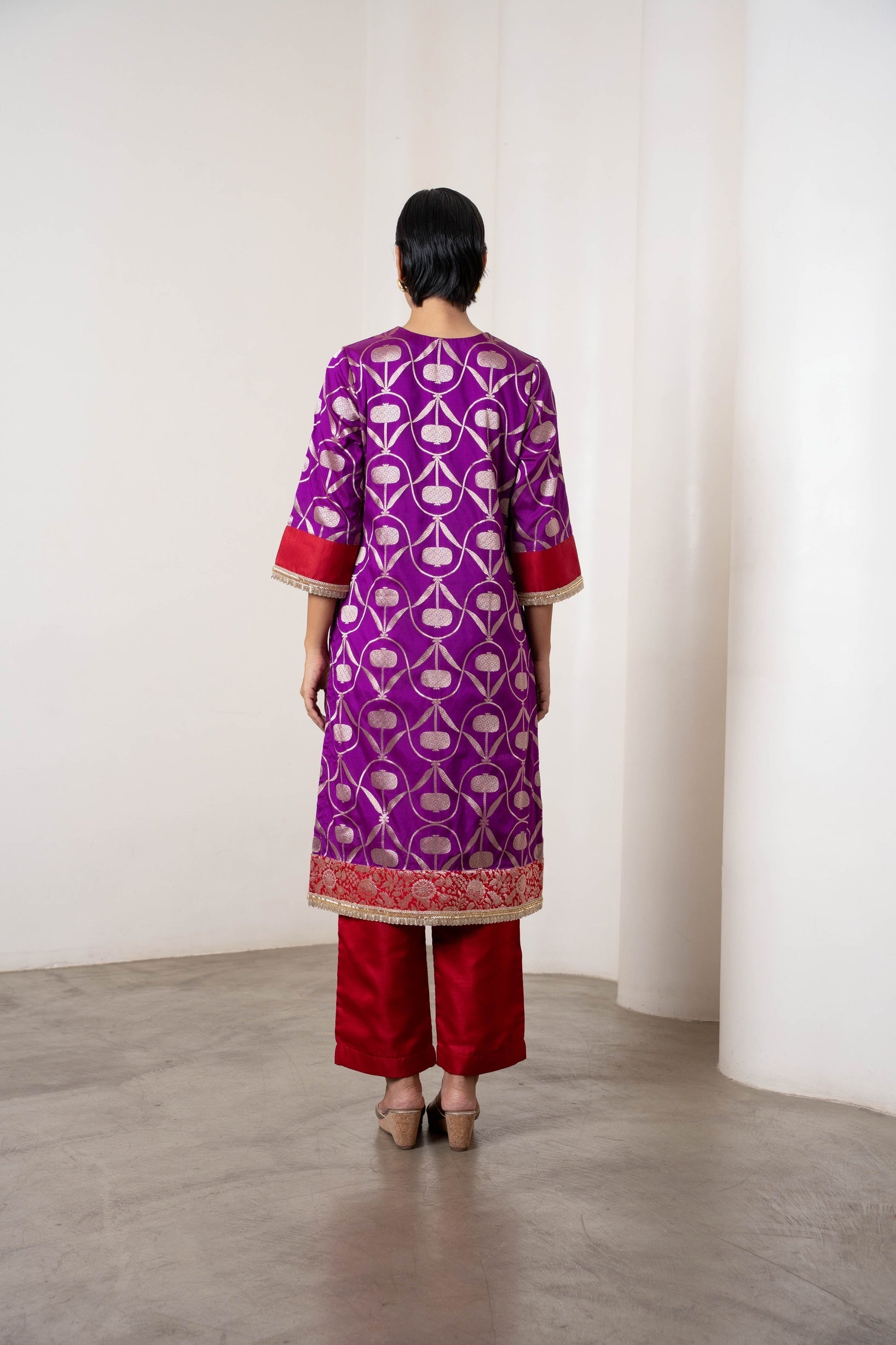 Masoom Kurta Set Purple - CiceroniKurta Set, Festive WearShriya Singhi