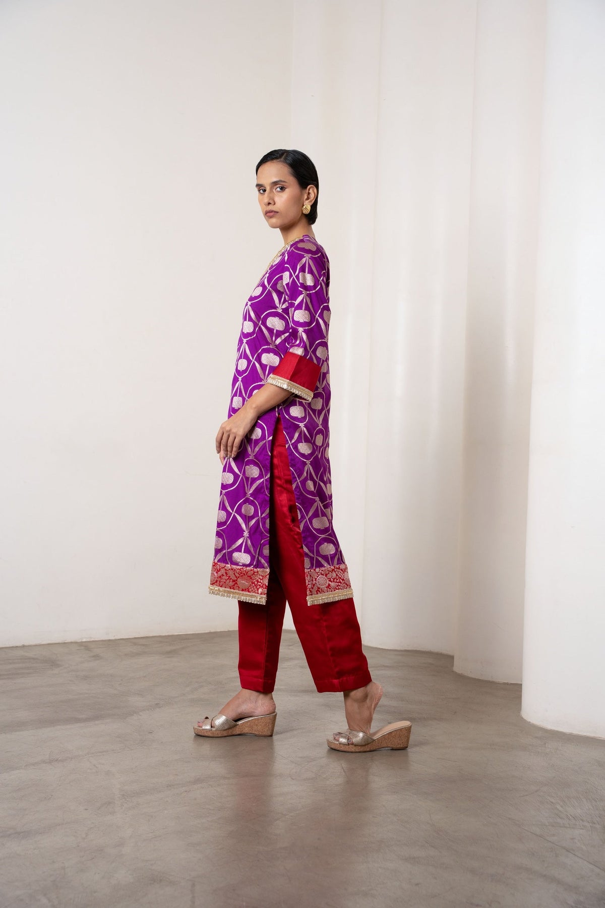 Masoom Kurta Set Purple - CiceroniKurta Set, Festive WearShriya Singhi
