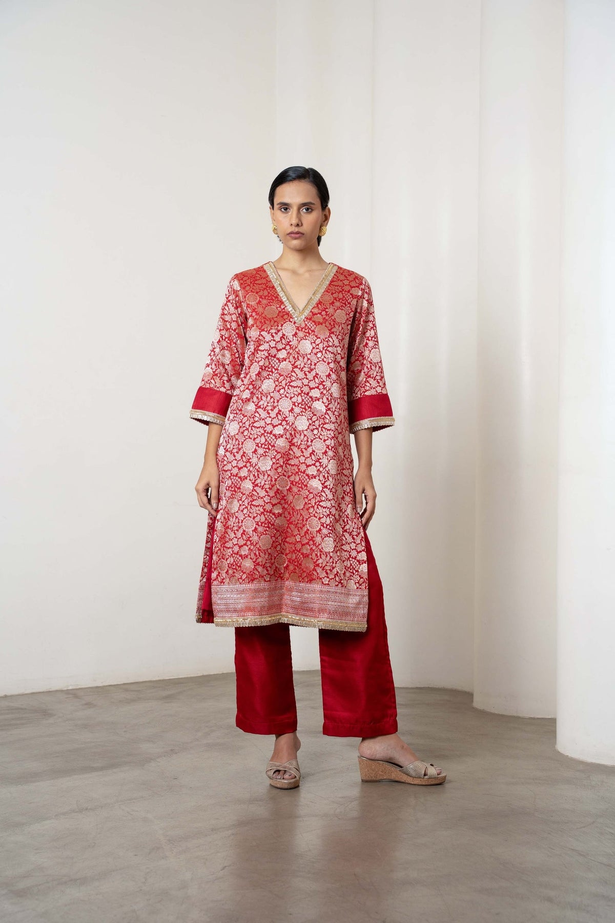 Masoom Kurta Set Red - CiceroniKurta Set, Festive WearShriya Singhi