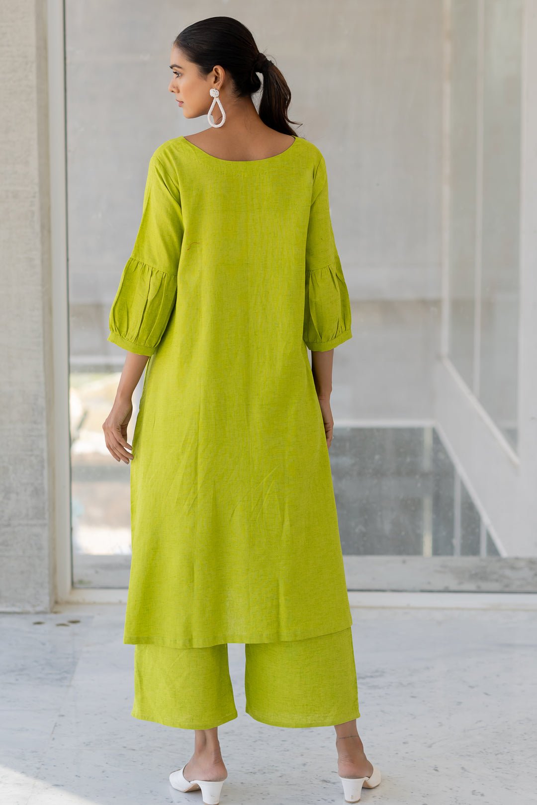 Matcha Bloom Kurta Set - CiceroniKurta Set, Everyday WearSilai Studio