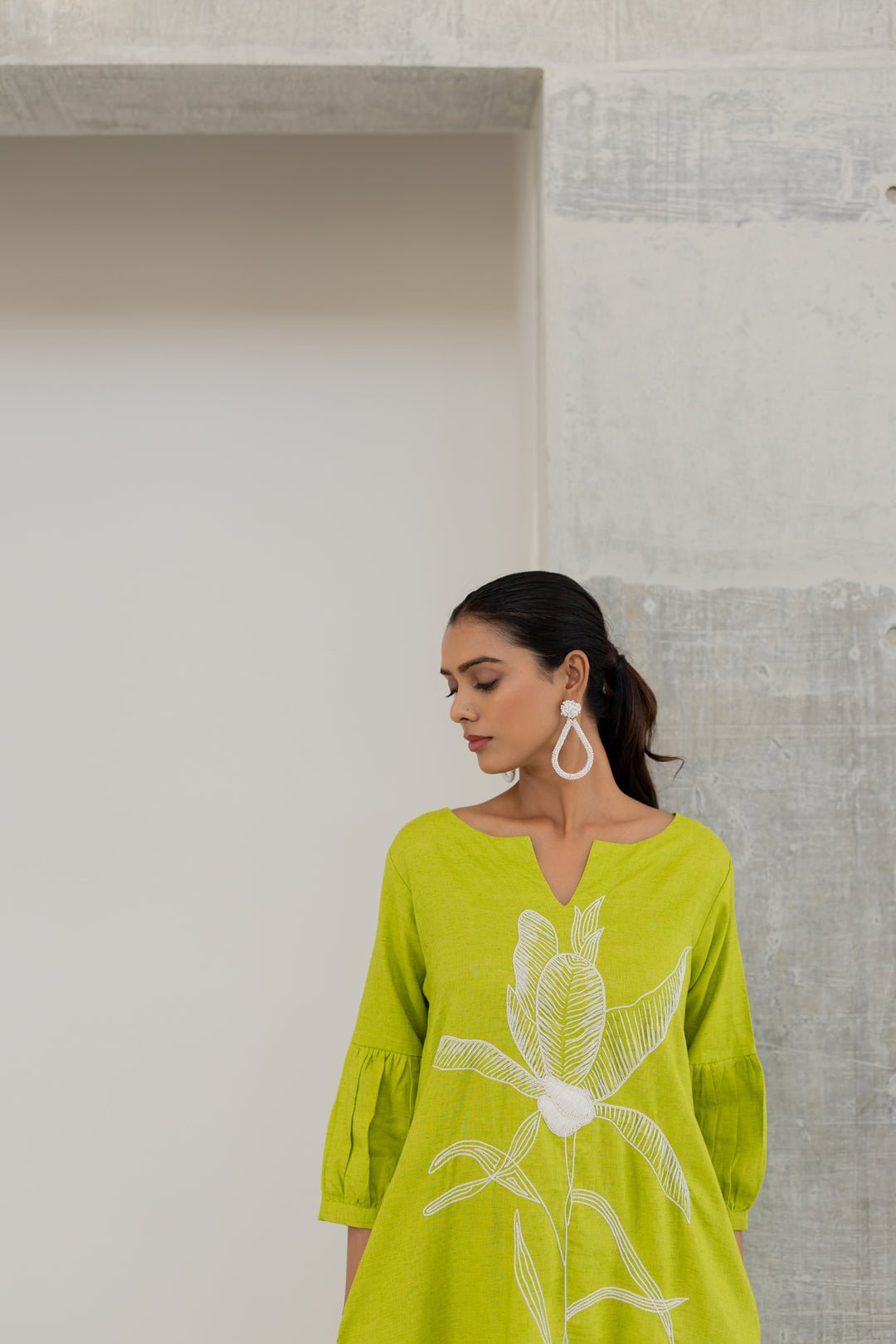 Matcha Bloom Kurta Set - CiceroniKurta Set, Everyday WearSilai Studio