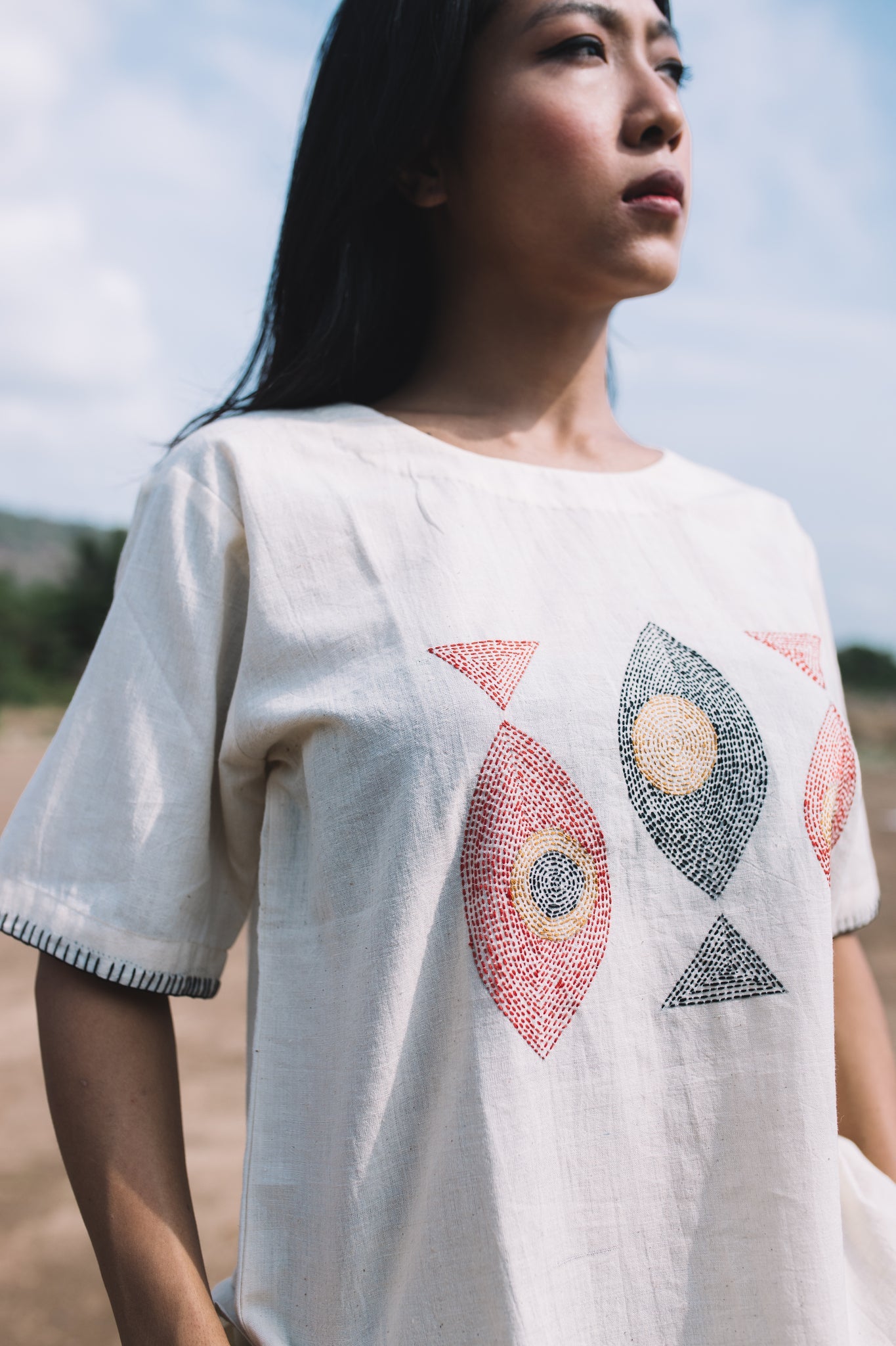 Matsya Box Top - White - CiceroniTopsIra