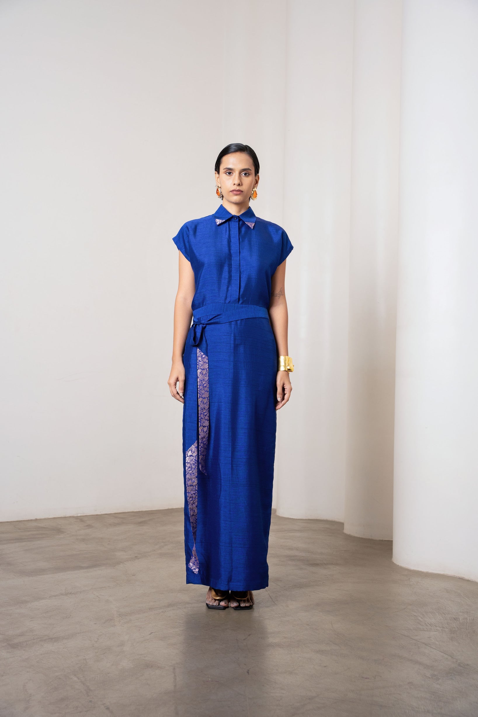 Maya Dress Blue - CiceroniDressesShriya Singhi