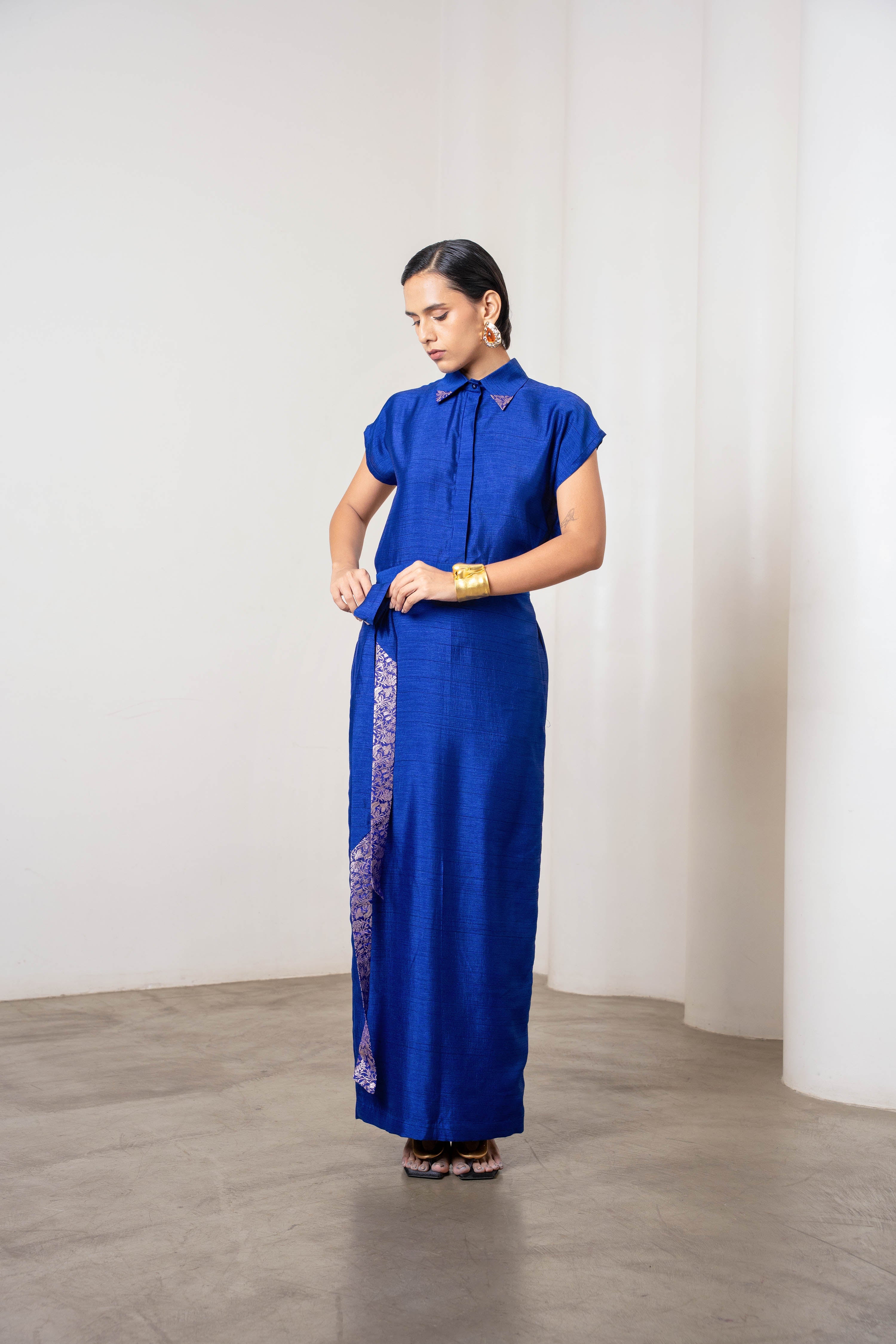 Maya Dress Blue - CiceroniDressesShriya Singhi