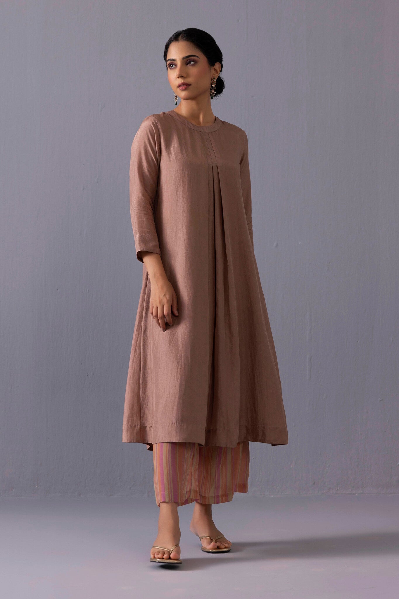Maya Kurta Set - Brown - CiceroniKurta SetsLabel Shreya Sharma