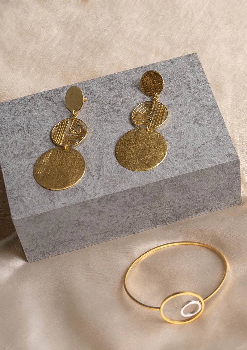 Maze Earrings - CiceroniEarringsMerald Curio