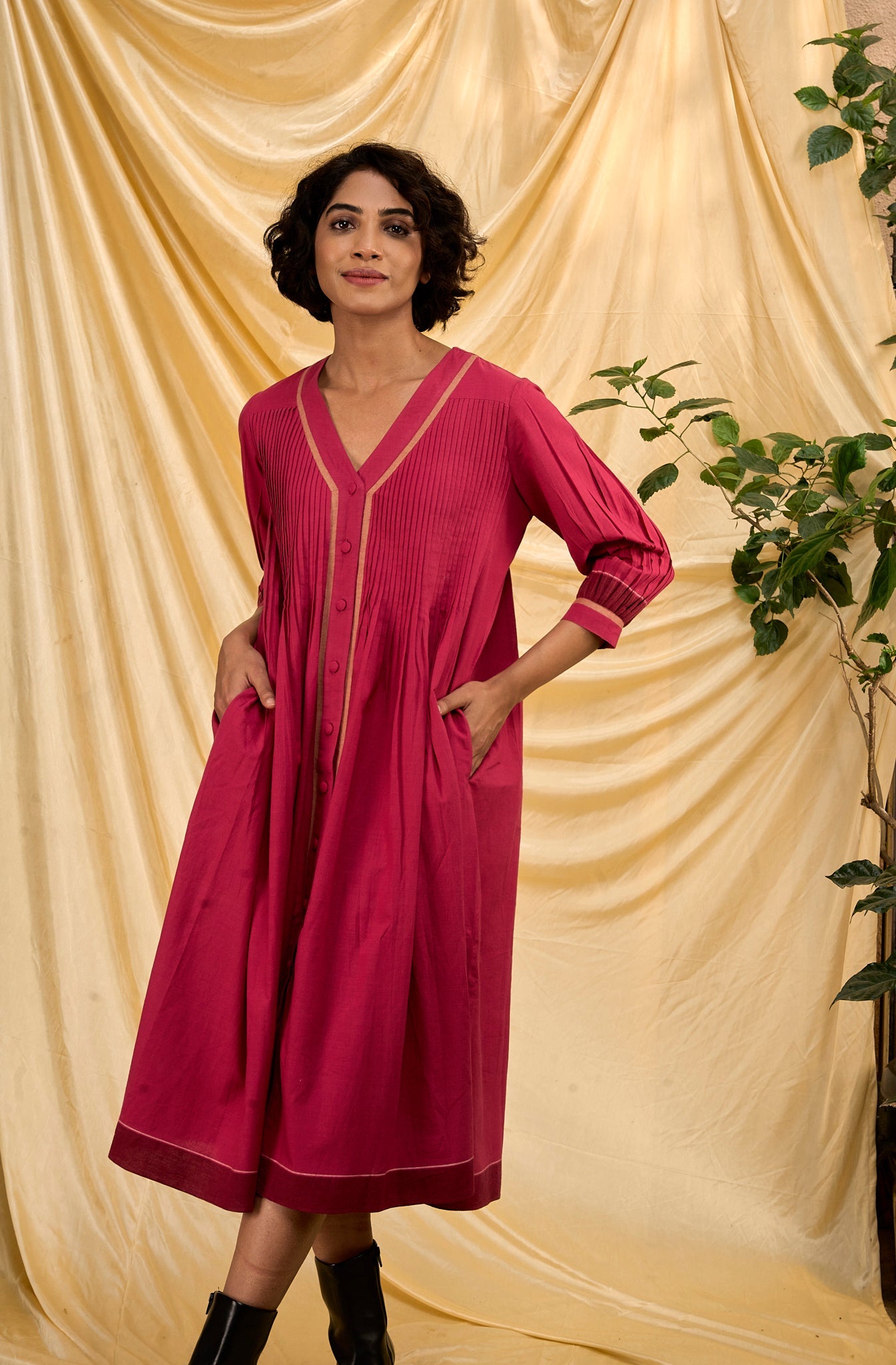 Meadow dress - Pink - CiceroniDressesAmbrosia
