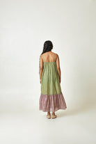 Meadow Glow Block Printed Dress - CiceroniDressPants and Pajamas