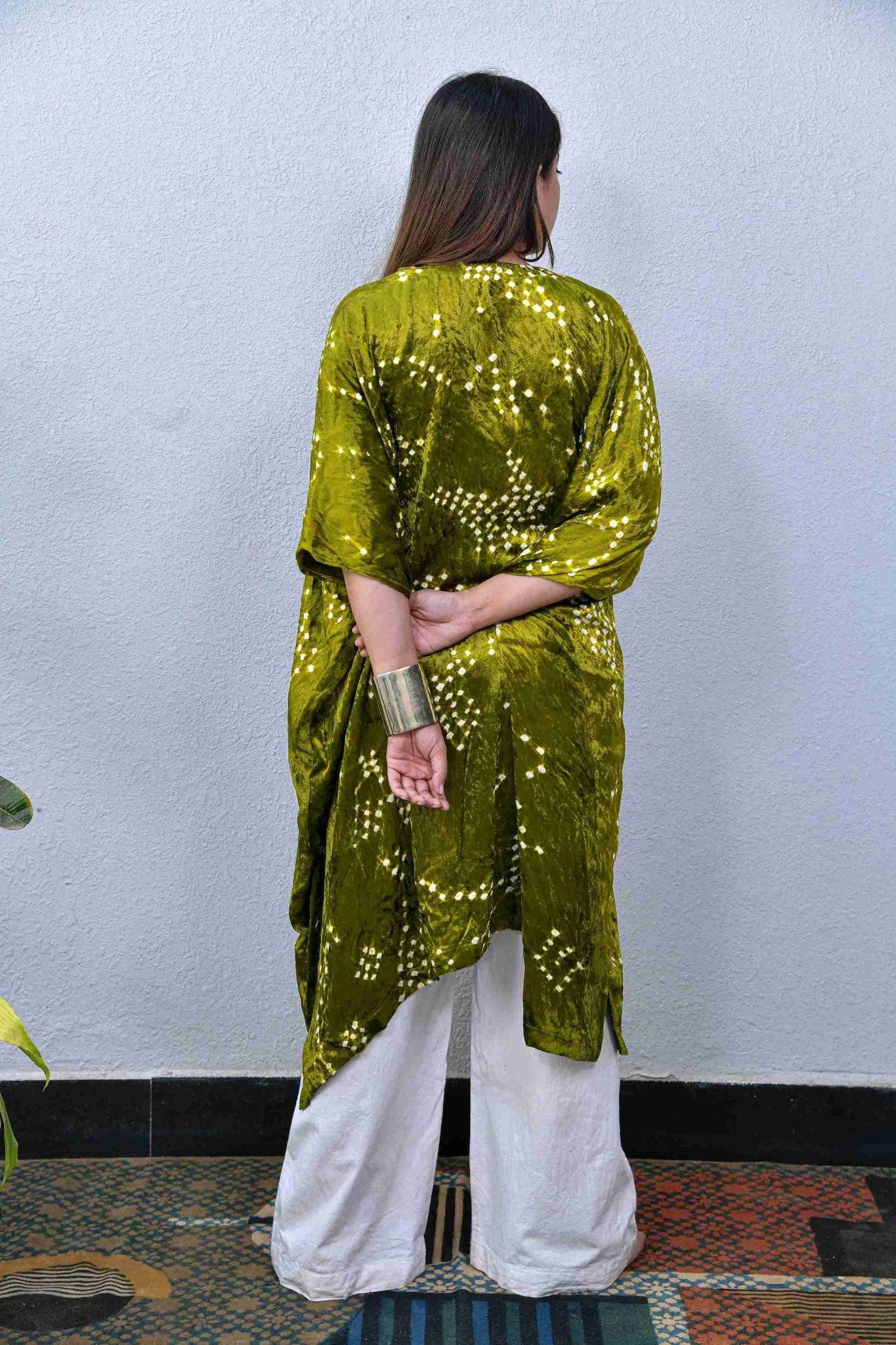 Mehandi Abstract Dress - CiceroniDressesYD Aashiya