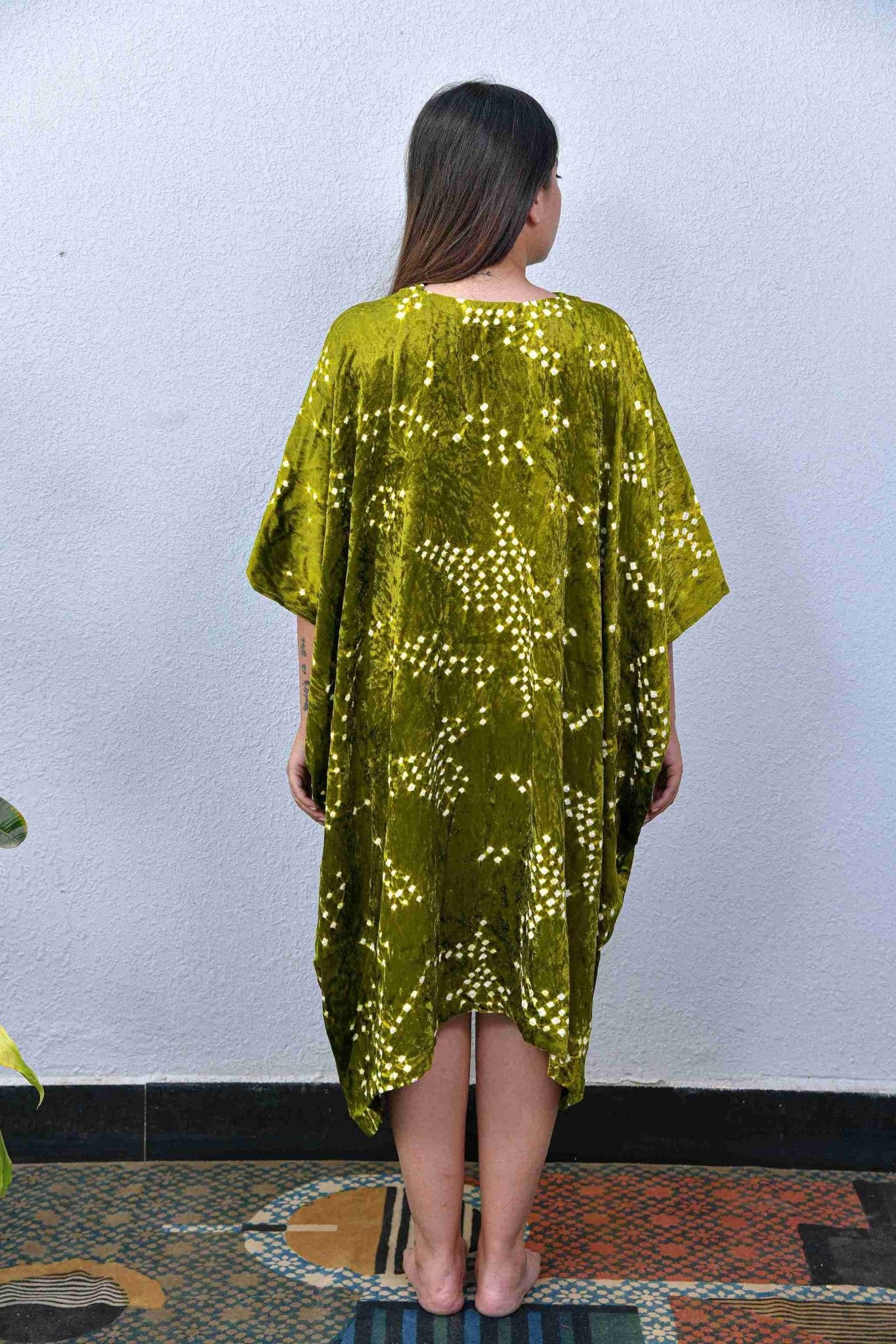 Mehandi Abstract Dress - CiceroniDressesYD Aashiya