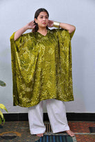 Mehandi Abstract Dress - CiceroniDressesYD Aashiya