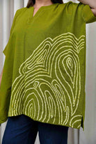 Mehandi Fingerprint Top - CiceroniTopsYD Aashiya