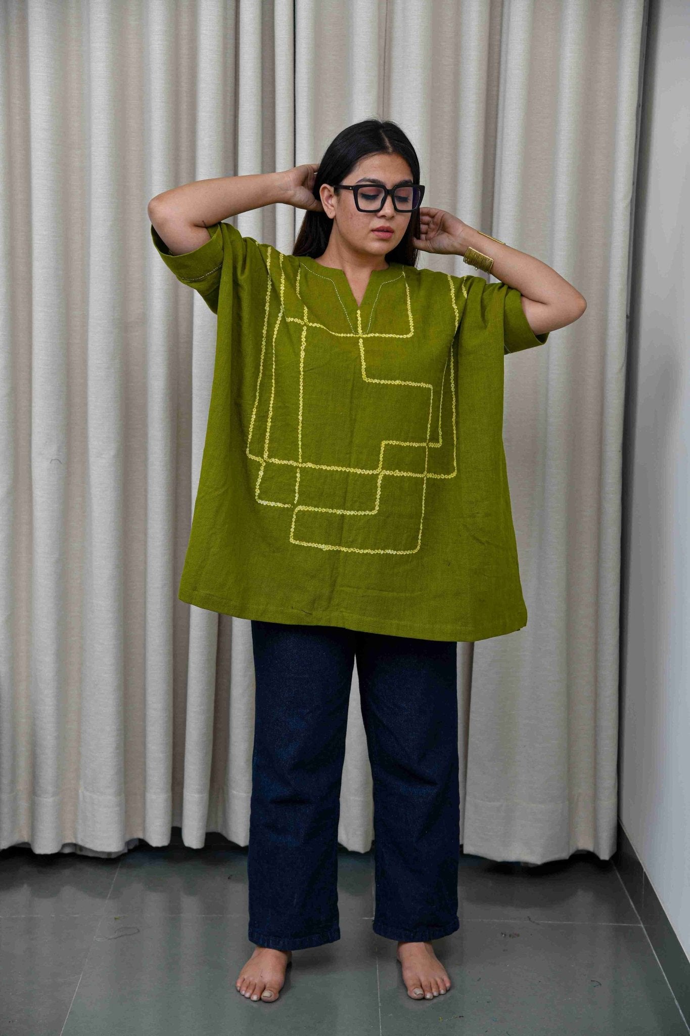 Mehandi QR Code Top - CiceroniTopsYD Aashiya