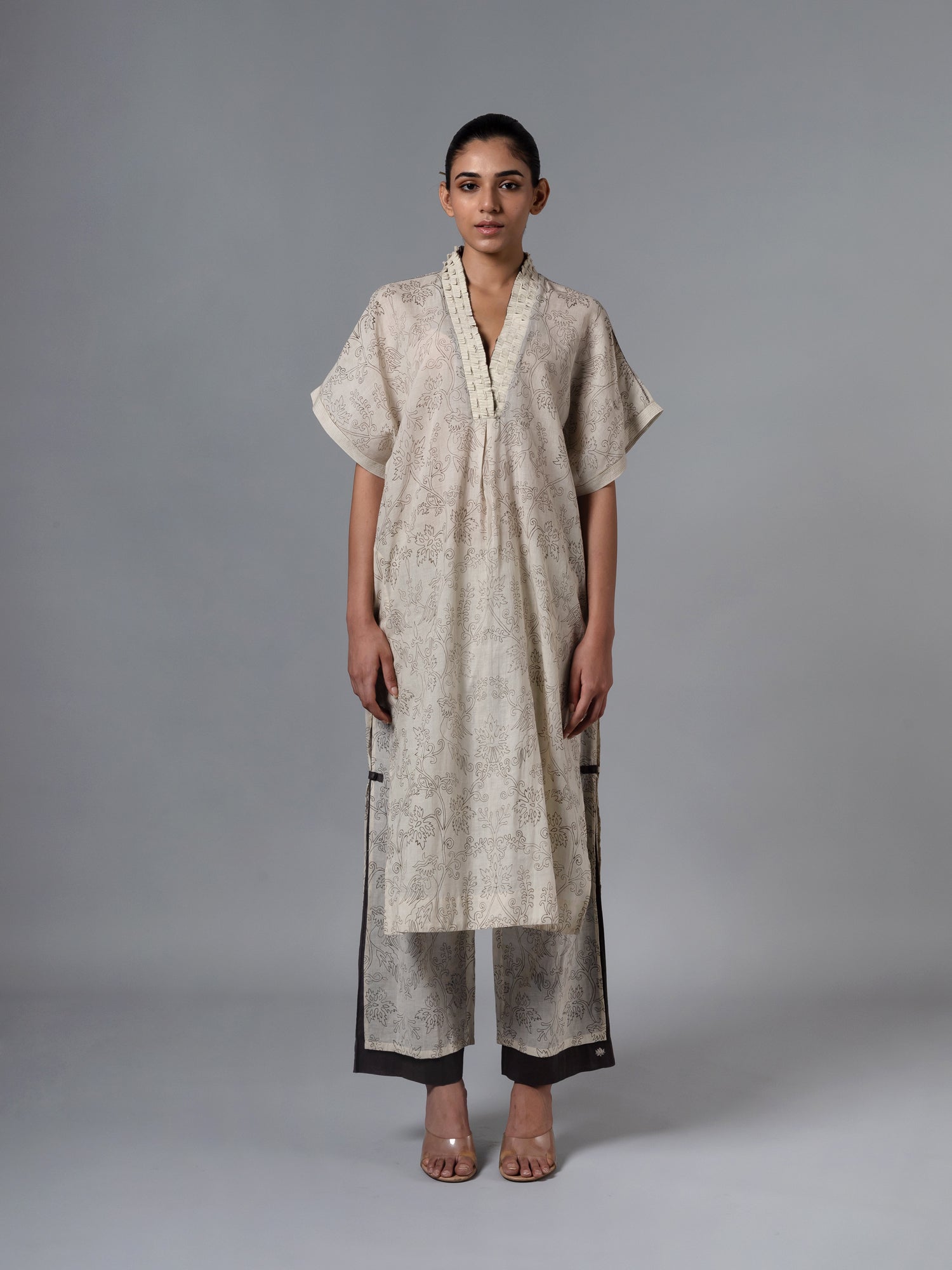 Mehtab Natural Pyjama - CiceroniPyjamaShades of India
