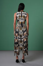 Meiro Pleated Dress - CiceroniDressesAdvait