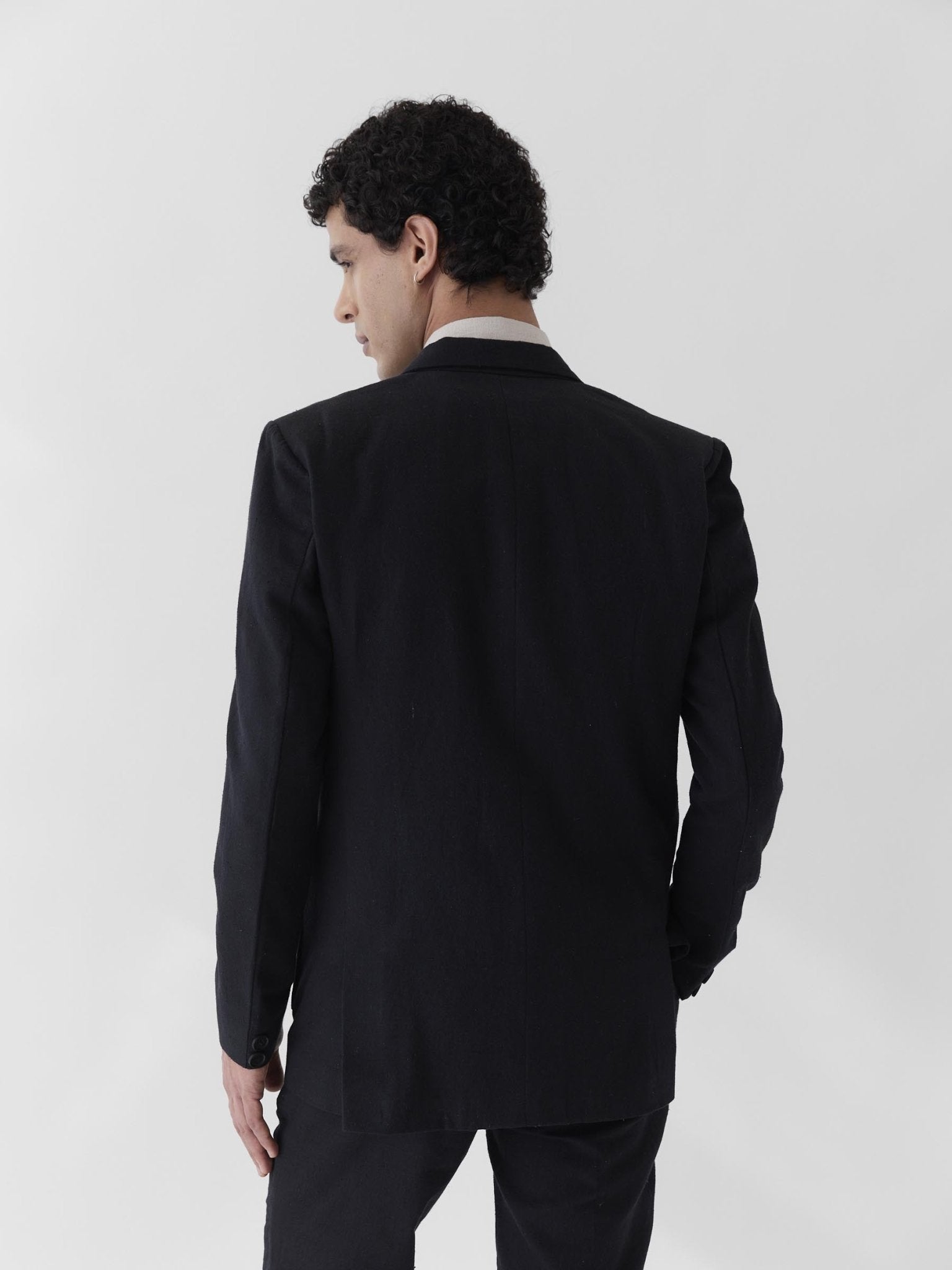 Men's Casual Blazer - Black - CiceroniJacketsMareen