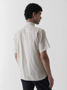 Men's Half Sleeve Shirt - Natural Undyed - CiceroniMen ShirtsMareen
