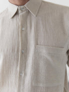 Men's Half Sleeve Shirt - Natural Undyed - CiceroniMen ShirtsMareen