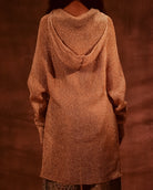 Metal Hooded Jumper - CiceroniDressesAnam Husain