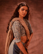 Metallic Knit Saree - CiceroniSareeAnam Husain