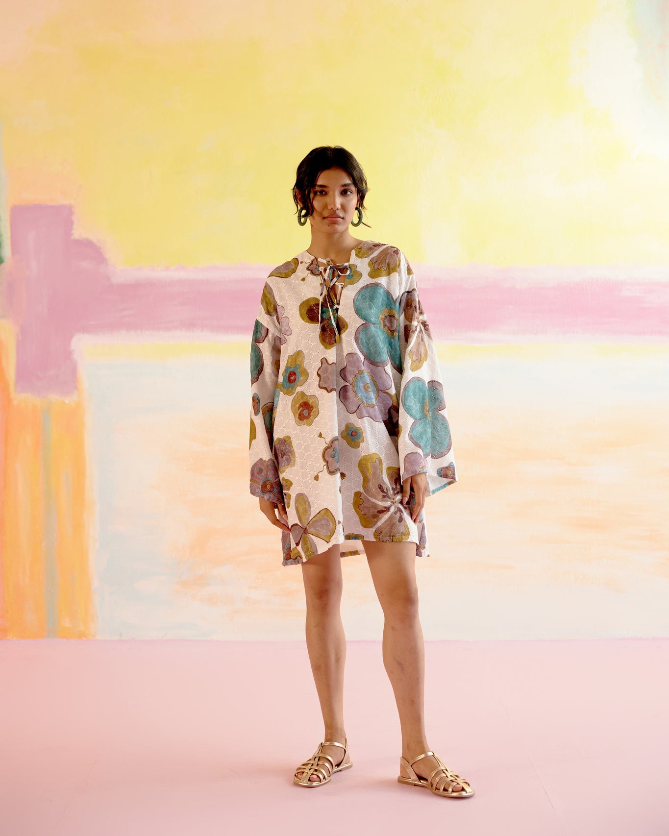 Mexicana Short Oversized Dress - CiceroniDressesHappi Space